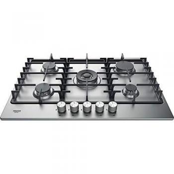 Cocina a Gas Hotpoint PPH 75G D/IX - 5 Quemadores Inoxidable
