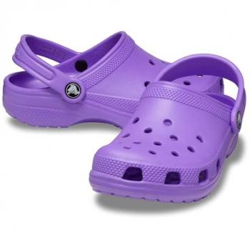 Crocs Classic Clog Zuecos Unisex Niños Lila Bebé 22-23