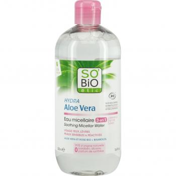 So'Bio Étic Organic Soothing Micellar Water with Aloe Vera & Rose, 500ml
