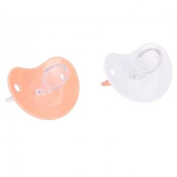 Set 2 Chupetes Tetina Anatómica Silicona +6 M con Funda Minnie Indigo Dreams