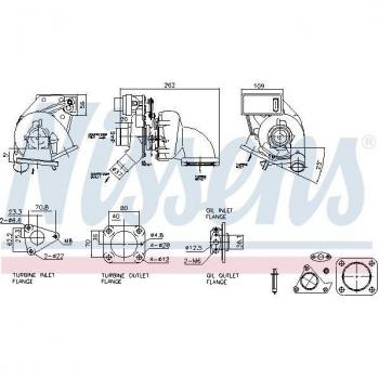 NISSENS Cargador, sistema de carga 93517 - Turbocompresor NISSENS 93517