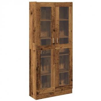 Aparador de Madera Envejecida 82,5x30,5x185 cm en Madera de Ingeniería