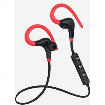 Auriculares Inalámbricos Estéreo Bluetooth 4.1 con Micrófono y Diseño de Earloop para Deportes, Compatibles con Todos los Teléfonos Inteligentes