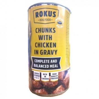 LATA ROKUS DE POLLO PARA PERROS
