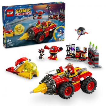 LEGO® 76999 Super Sonic vs. Egg Drillster, Juego de Construcción, 590 Piezas