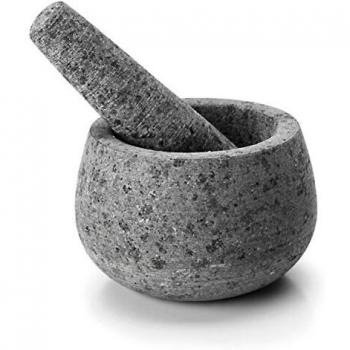 Lacor - 60517 - Mortero Con Mano De Granito 12 x 8 cm - Gris