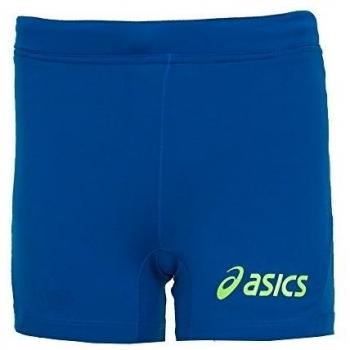 Asics Short Running Mujer - W Lyra Lady - t274z6 - 4382 - Royal/Yellow/fluo-l