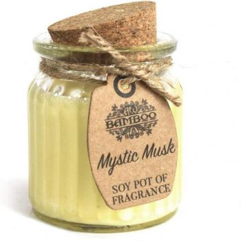 Awartisan Vela Aromática de Cera de Soja con Aceites Esenciales - Almizcle, Larga Duración de Quemado