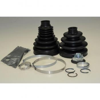 Kit de fuelles para eje de transmisión SPIDAN 36458, incluye fuelles de goma, abrazaderas metálicas y es compatible con diversos modelos de vehículos