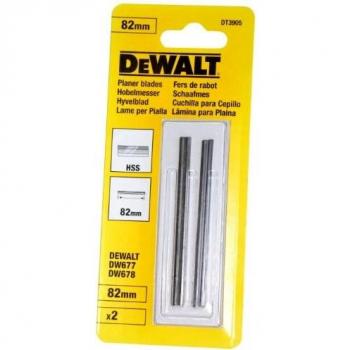 DeWALT DT3905-QZ Hoja Reversible de HSS para Cepillo, 82 mm, Color Plata