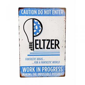 Gremlins Peltzer Workshop Metal Sign 30x45 cm