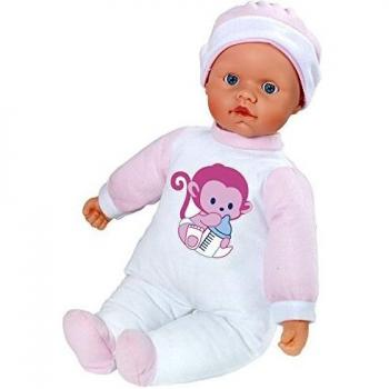 Rosa Toys- Bebe sueñitos con luz y música, Multicolor, 40 cm
