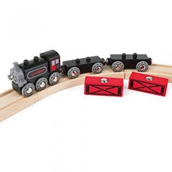 Hape- Tren de pasajeros Vapor Steam Freight Train