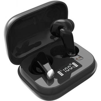 Auriculares Stereo Bluetooth Dual Pod Earbuds COOL URBAN LCD Negro