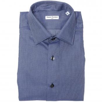 Robert Friedman Blue Cotton Shirt - M
