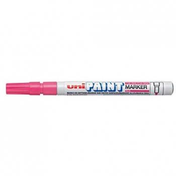 Marcador Permanente Uni-Ball Paint PX-21L Rosa - 12 Unidades