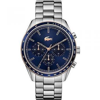 Lacoste Reloj Analógico para Hombre de Cuarzo con Correa en Acero Inoxidable 2011081