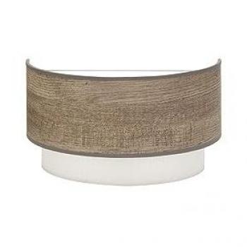 Aplique de Pared Myriam 1xE27 Madera Gris 17x30x16 cm - Diseño Moderno y Fácil Instalación