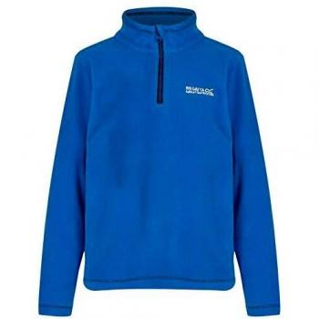Regatta Kids Hot Shot II Half-Zip Fleece Sweater - Oxford Blue - Regular Fit 7-8Y