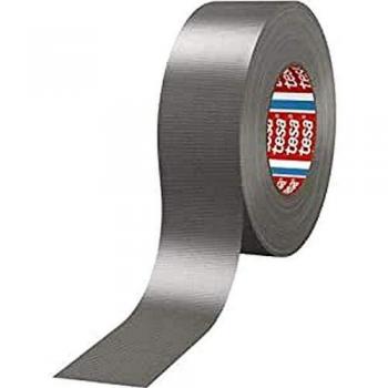 Cinta gaffer tape extrafuerte azul plata