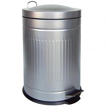Laroom Cubo, Acero Inoxidable y PP Bucket, Metal
