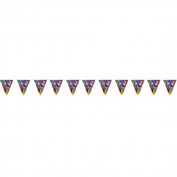Wimpelkette Girlande Wimpelgirlande ZAHL 40 Saxophon Musik Party Dekoration 40. Geburtstag