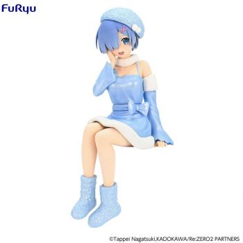 Furyu Re:Zero Starting Life in Another World Noodle Stopper Estatua PVC Rem Snow Princess Pearl Color Ver. 14 cm