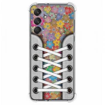 Funda Antigolpes de Silicona para Samsung Galaxy M55 5G - Diseño Zapatillas 05 con Dibujos