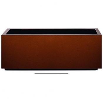 Hobby Flower Urban Plomo - Maceta Rectangular con Sistema de autoriego, 75 x 35 x 40 cm