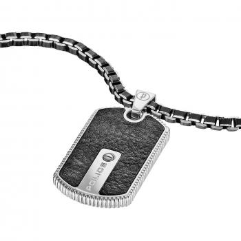 Collar Hombre Police PJ25492PSB01 - Joyería y Bisutería, diseño moderno, material acero inoxidable, cierre de seguridad, estilo urbano