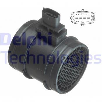 Sensor de flujo de aire DELPHI AF10402-12B1, tipo: medidor de masa de aire, características: alta precisión en la medición del flujo de aire, diseño compacto y ligero, fácil instalación, compatible con múltiples modelos
