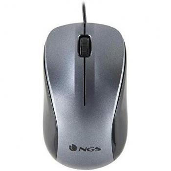 NGS Crew Wired Optical Mouse 1200 DPI Ambidextrous Gray