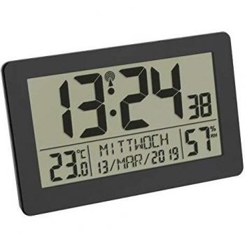 Reloj Despertador Digital Negro TFA-Dostmann 60.2557.01