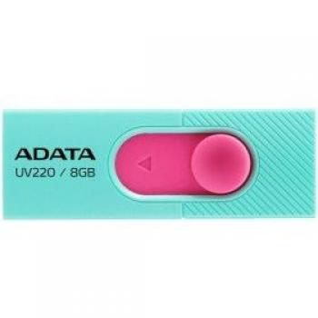 ADATA UV220 8GB USB 2.0 Capacity Rosa, Turquesa Unidad Flash USB - Memoria USB