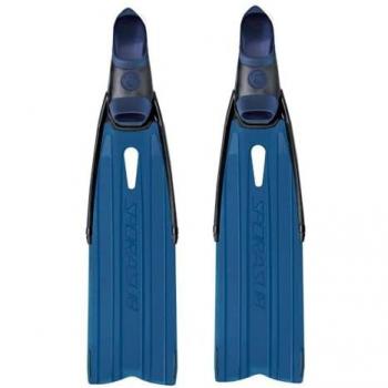 Aletas de Freediving Omer Spitfire MFS, Unisex-Adult, Color Azul, Talla 35/36