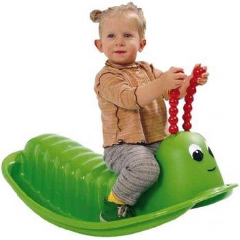 Paradiso Toys - Columpio oruga giratorio verde 85 cm