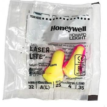 Howard Leight – 100 pares de tapones para los oídos Laser Lite
