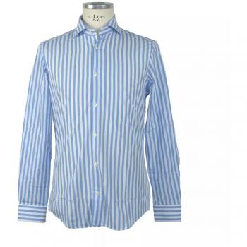 Light Blue Cotton Shirt - Made in Italy, IT39 | S