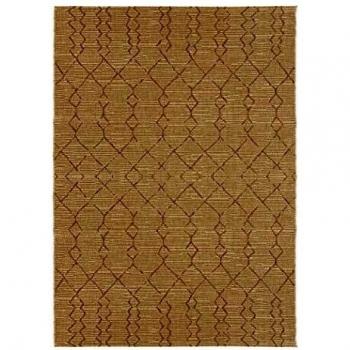 Alfombra Escandinava para Patio - Marrón Cobre - 160 x 230 cm