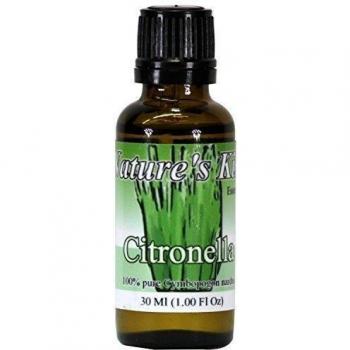Nature's Kiss 100-Percent Pure Therapeutic Grade Essential Oil, 30ml, Citronella by Nature's Kiss