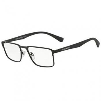 Emporio Armani - EA 1046, Geométrico, metal, hombre, MATTE BLACK