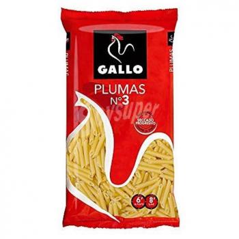 Macarrones Pluma N.3 Gallo 250 Gramos