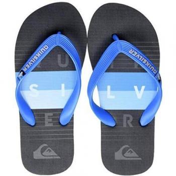 Chanclas Quiksilver Molokai Word Block para niños - Azul