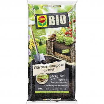 Compost de Jardinería Compo Bio Sin Turba 40L