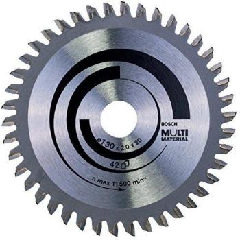 Bosch 2 608 641 195 - Hoja de sierra circular Multi Material - 130 x 20/16 x 2,0 mm, 42
