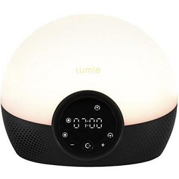 Lumie Bodyclock Glow 150 - Despertador con Luz, Simulación de Amanecer y Atardecer Graduales, Luz Regulable, 9 Sonidos