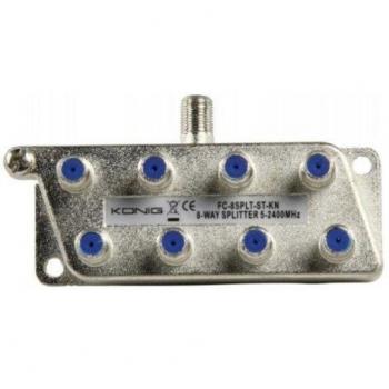 König FC-8SPLT-ST-KN cable divisor y combinador - Splitter/Combinador de cables