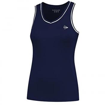 Dunlop Camiseta Sin Mangas Club Azul para Mujer, XXL, tipo tenis