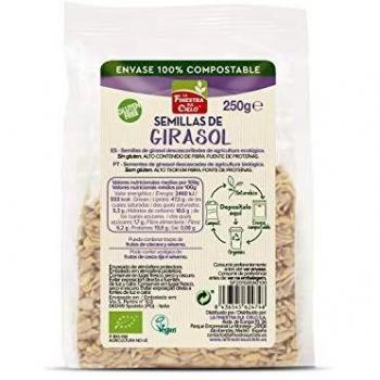 La Finestra Sul Cielo Semillas de Girasol Peladas Bio, Envase Compostable, 250g