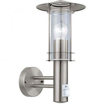 EGLO 30185 Aplique Lisio E27, 60 W, Plateado, 17.5 x 3 x 17.5 cm